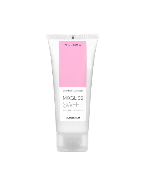 Lubrifiant Mixgliss eau Sweet Bubble Gum 70 ML - MG2238 Lubrifiant Mixgliss eau Sweet Bubble Gum 70 ML - MG2238