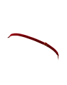 String rouge avec bijou perle  strass dorés - PA06MRED