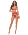 Ensemble 3 pièces rouge - REN53050-TRED