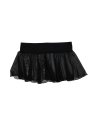 Mini jupe noire en résille transparente Stella - LSN3