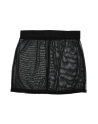 Jupe noire en résille transparente Maya - LSN1