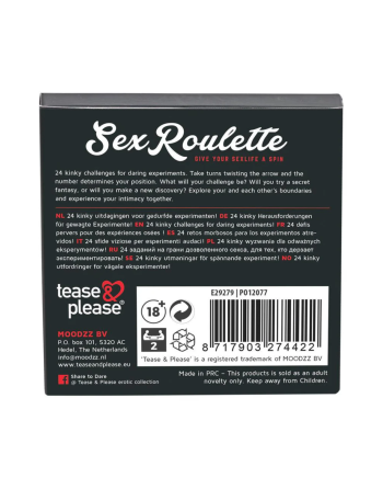 Jeu Sex Roulette 24 défis pervers - E29279