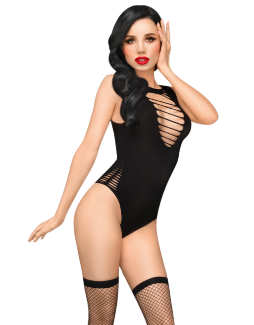 Body fantaisie noir Hotter than hell - PH0100BLK