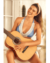 Bikini Denim Bohème avec Franges - MAL67155WDNP