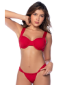 Bikini Rouge avec Armatures - MAL67117RED