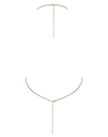 Top bijou doré à chaînes  strass - R24505266001