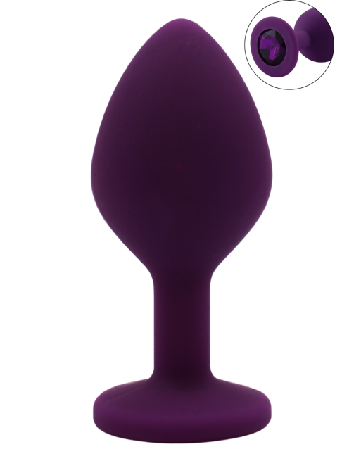Plug bijou violet Medium - DB-RY068PUR