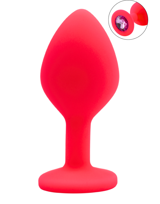 Plug bijou rose Medium - DB-RY068PNK